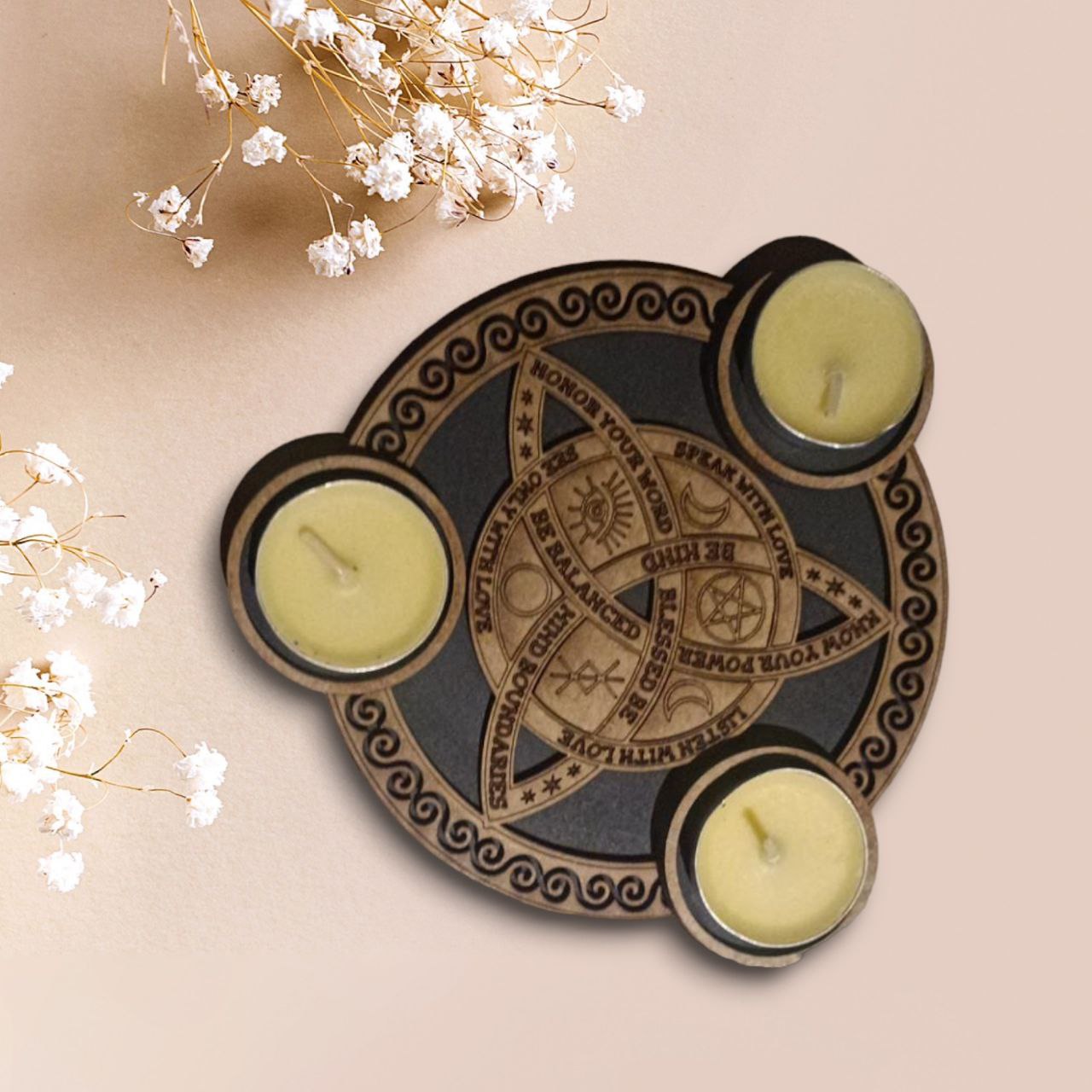 Mother, Daughter and Grandmother Candle Holder