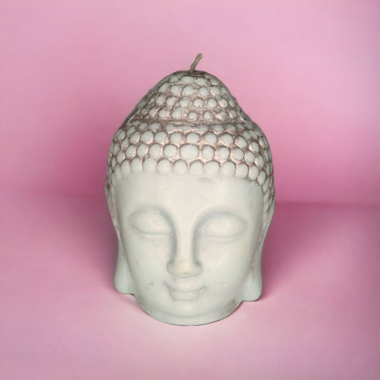 Buddha Head Candle