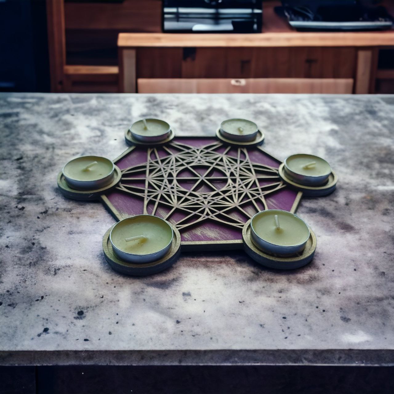 Archangel Metatron Candle Holder