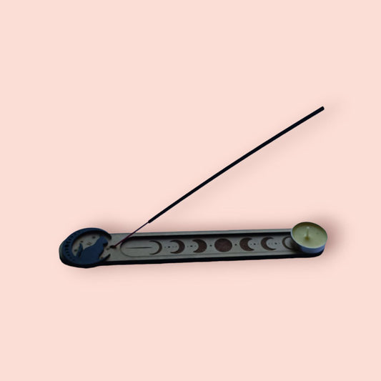 Moon incense holder